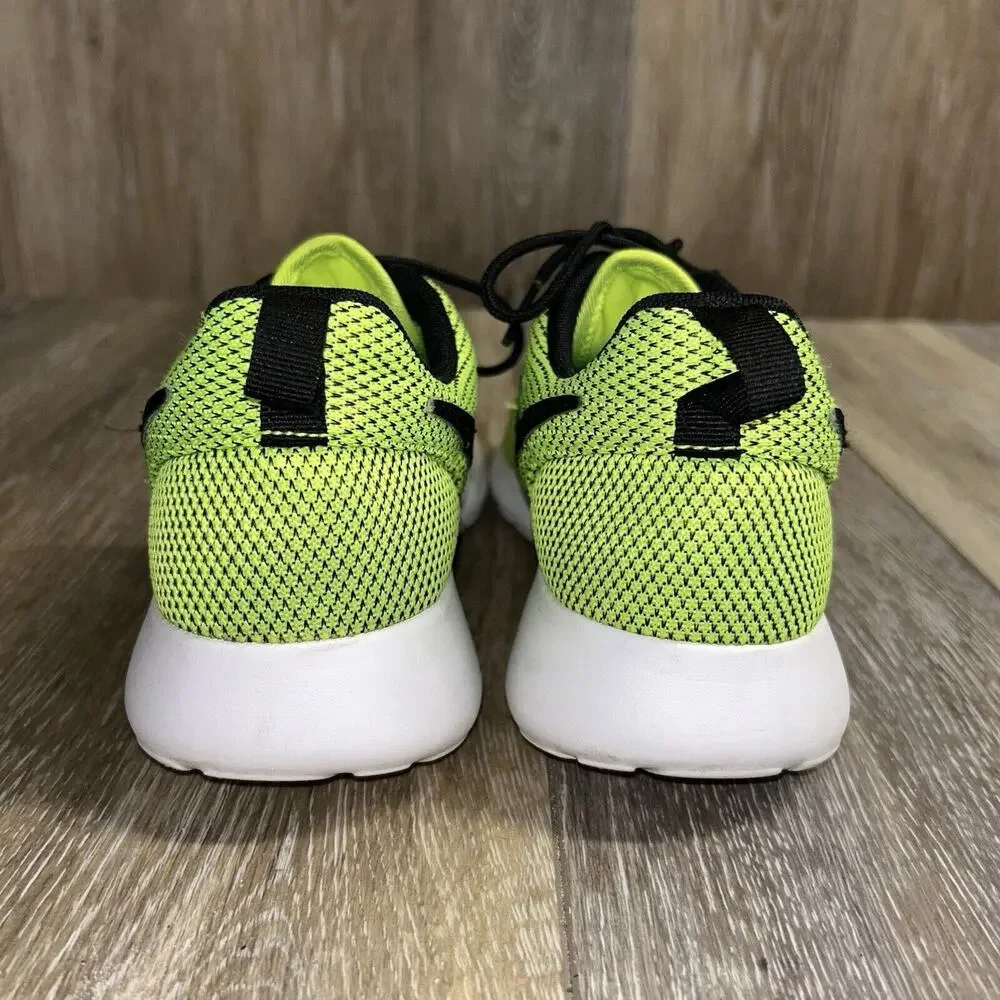 Nike Roshe One 599728-700 Youth US Size 5.5Y Green Black Running Sneaker Shoes
